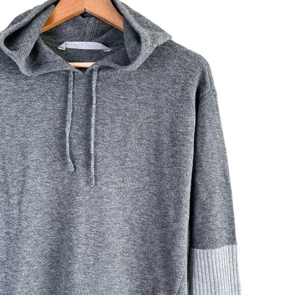 Athleta Merino Wool Nopa Hooded Sweater‎ in Heather Gray, Size XS - Picture 5 of 12